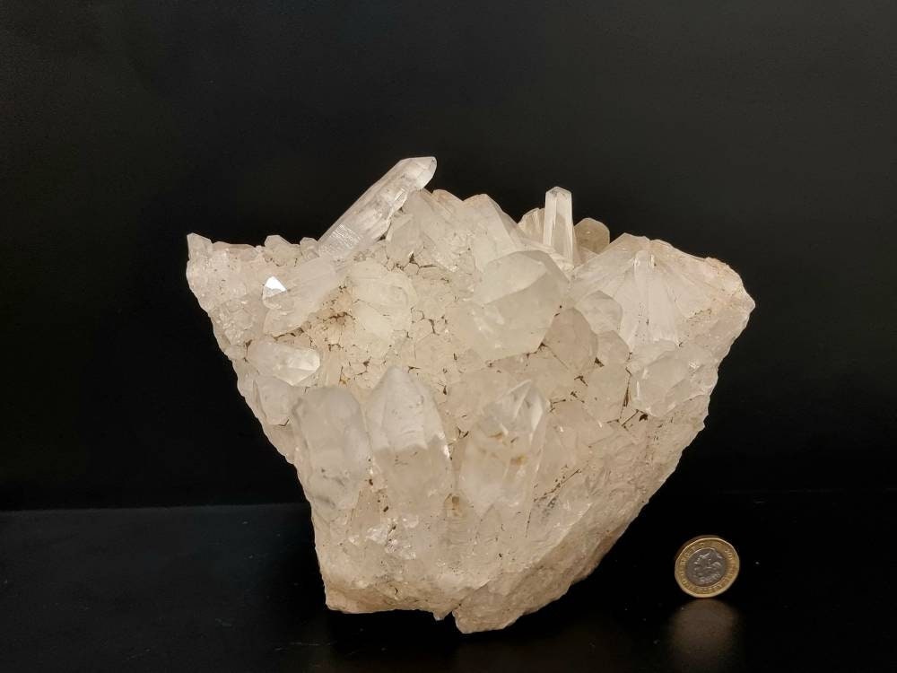 50) large Quartz Crystal Cluster