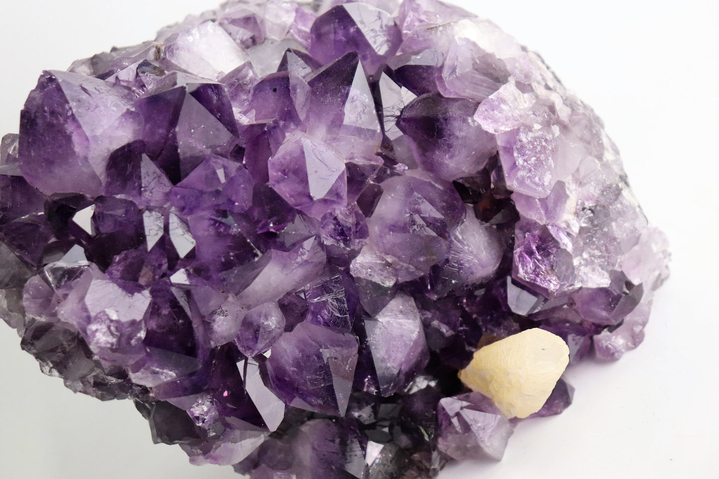 AM11) Large Amethyst Crystal Natural Geode Cluster