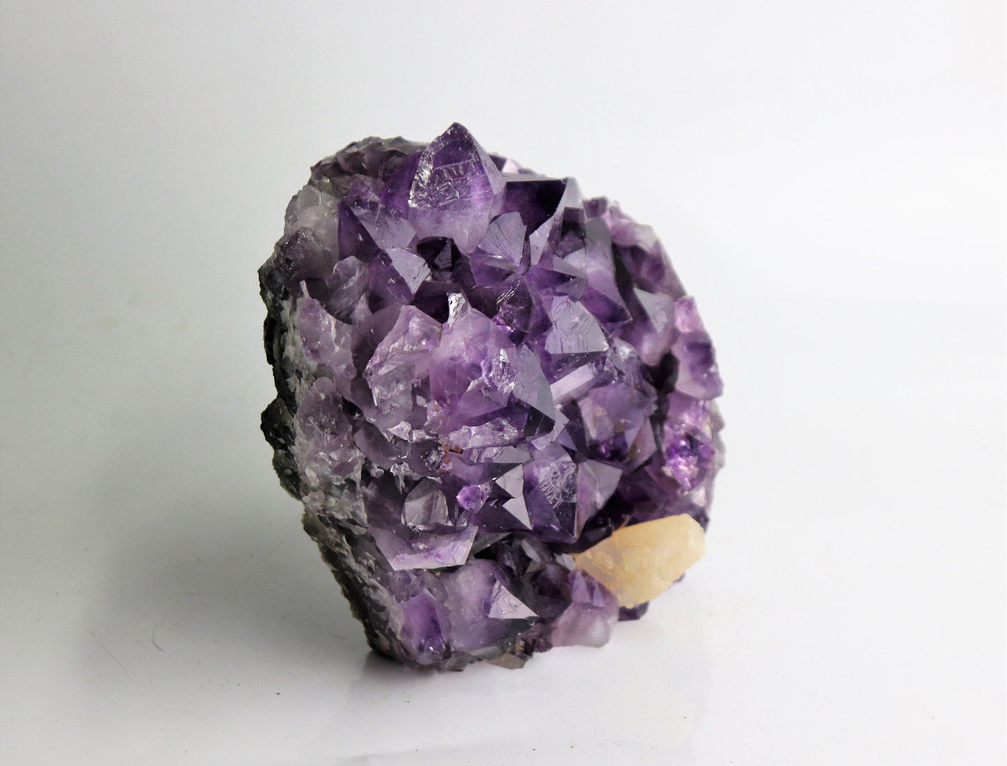 AM11) Large Amethyst Crystal Natural Geode Cluster