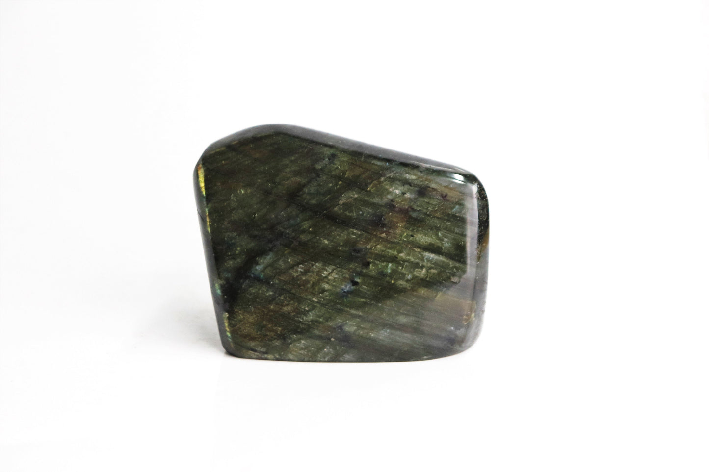 62) Large Labradorite Crystal Polished AAA Grade