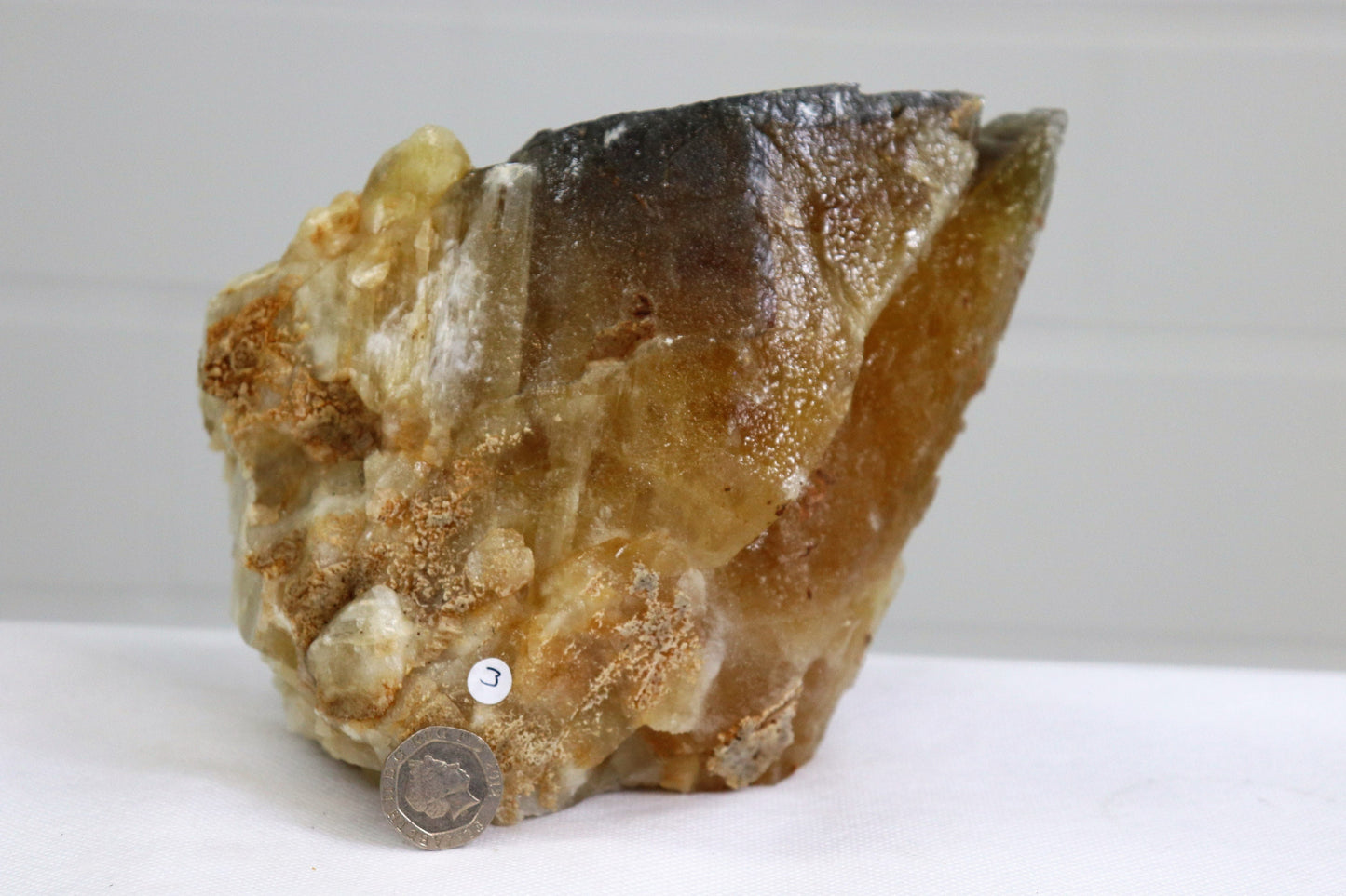3) Extra Large Dog Tooth Calcite Crystal Mineral From Morocco 2.45 KG