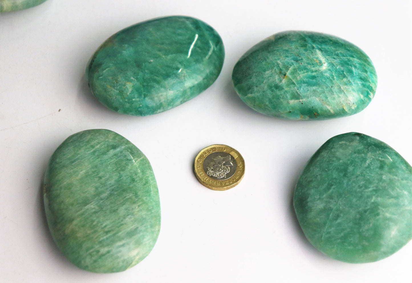 Amazonite Crystal Palmstone  - Gallet Madagascar