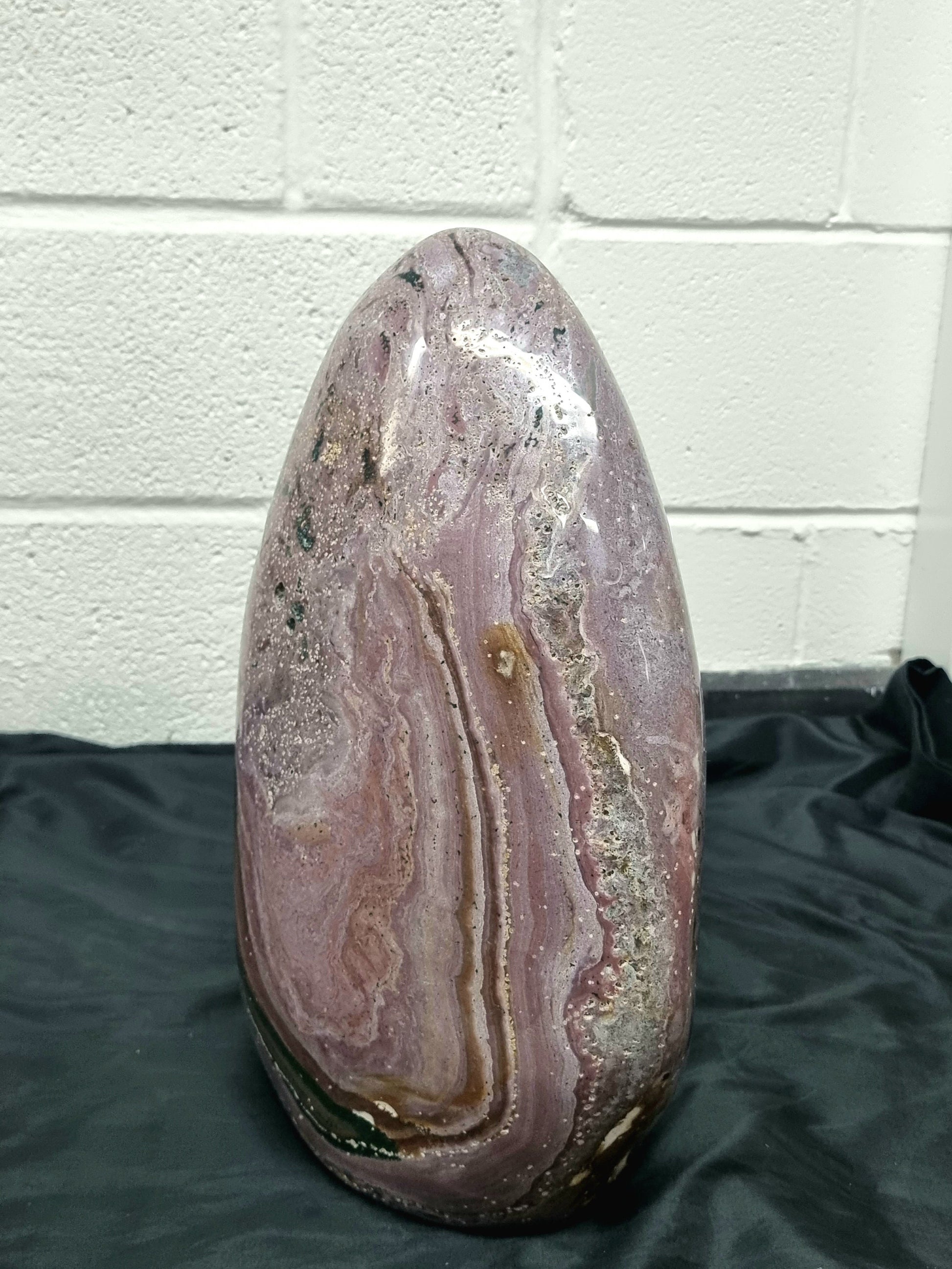 pink interior crystals