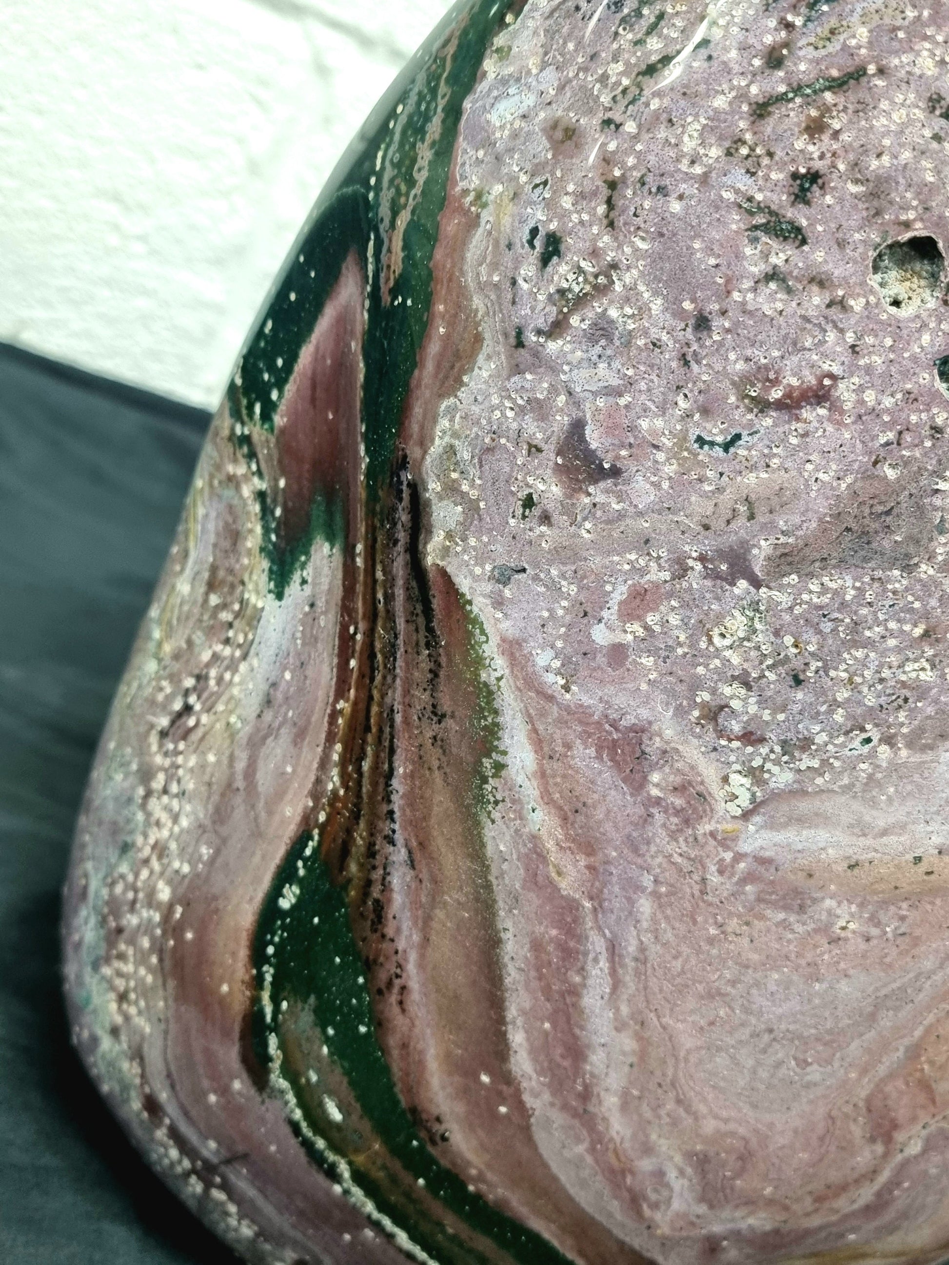 pink ocean jasper from madagascar