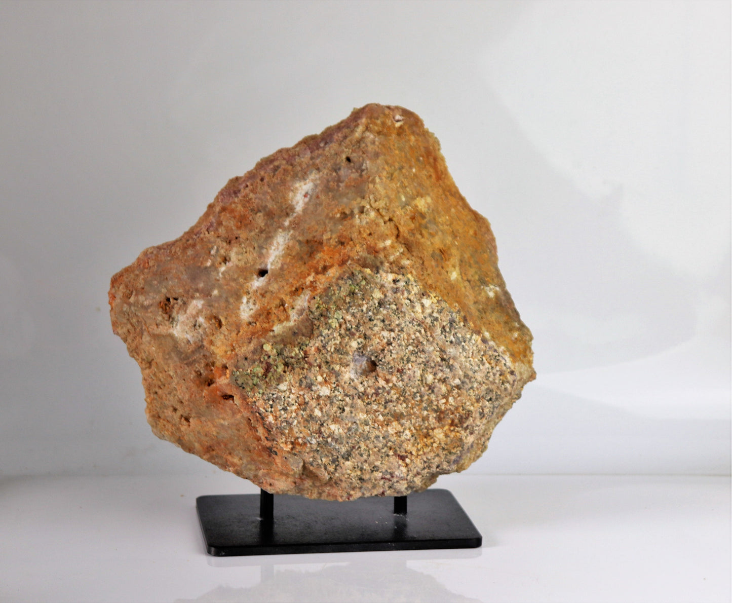 4) Very Large Fluorite Crystal On Custom Stand
