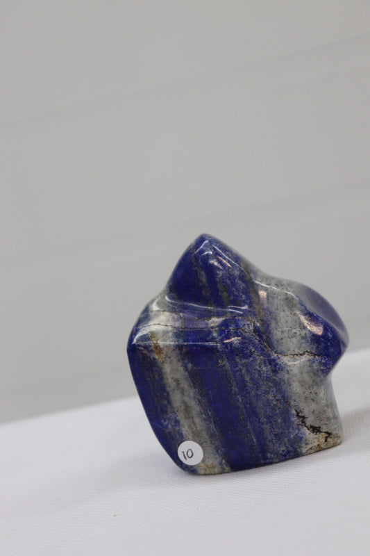 10) lapis lazuli Natural Blue Gemstone Crystal Fools Gold Pyrite Afghanistan