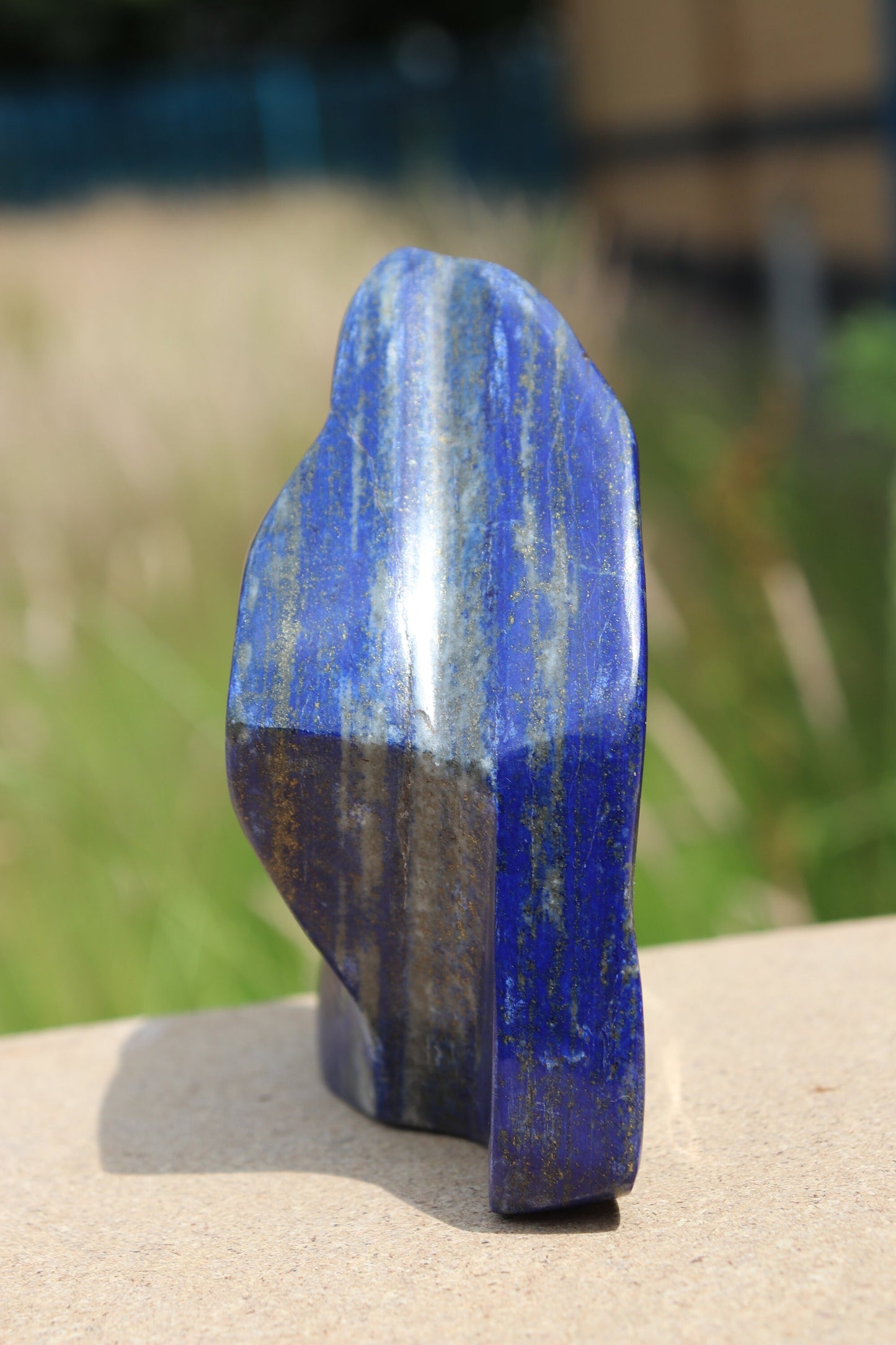 7) lapis lazuli Natural Blue Gemstone Crystal Fools Gold Pyrite Afghanistan