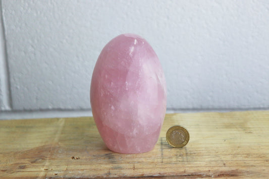 11) Rose Quartz Crystal Freeform