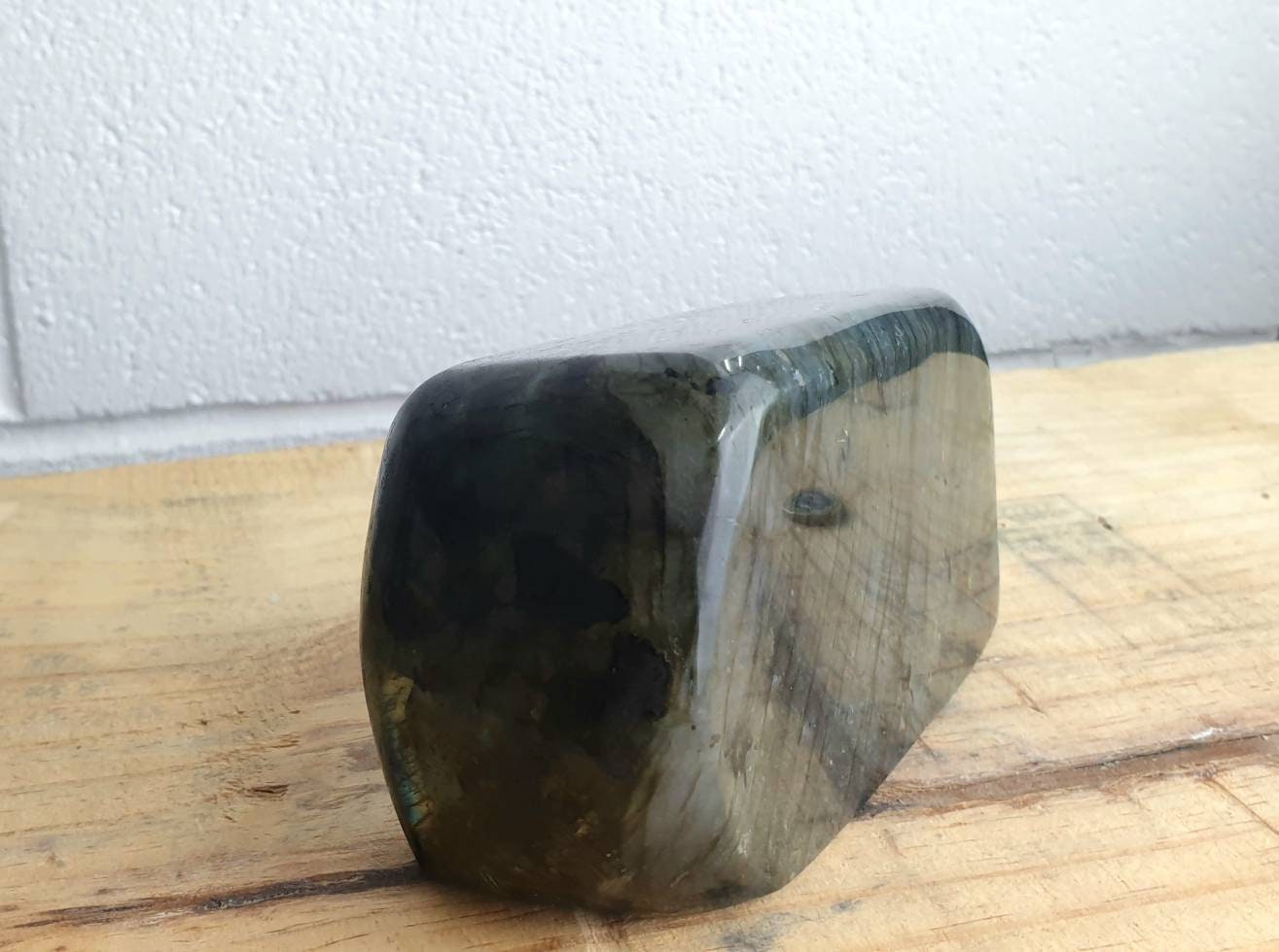 40) Large Labradorite Crystal Polished AAA Grade