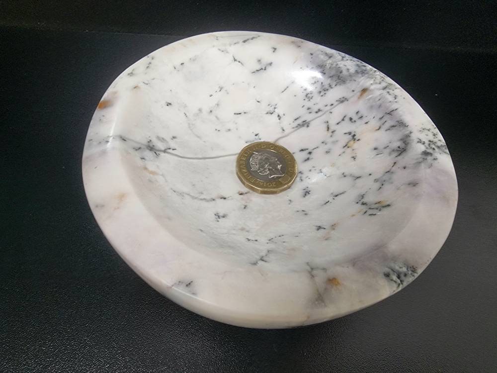 4) Large Merlinite Opal Crystal Bowl