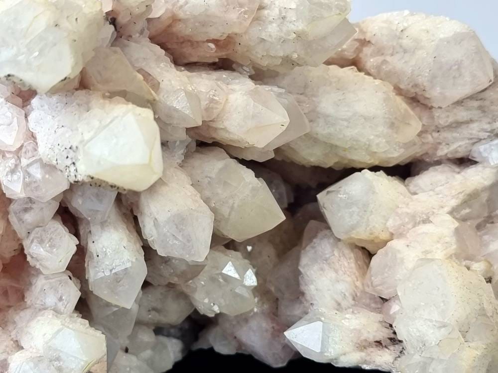 3) Large Pink Lithium Crystal Pineapple Quartz