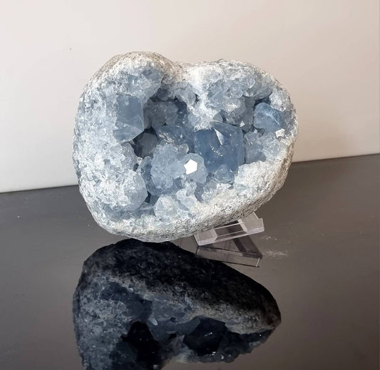 37) Large Celestite Crystal Geode
