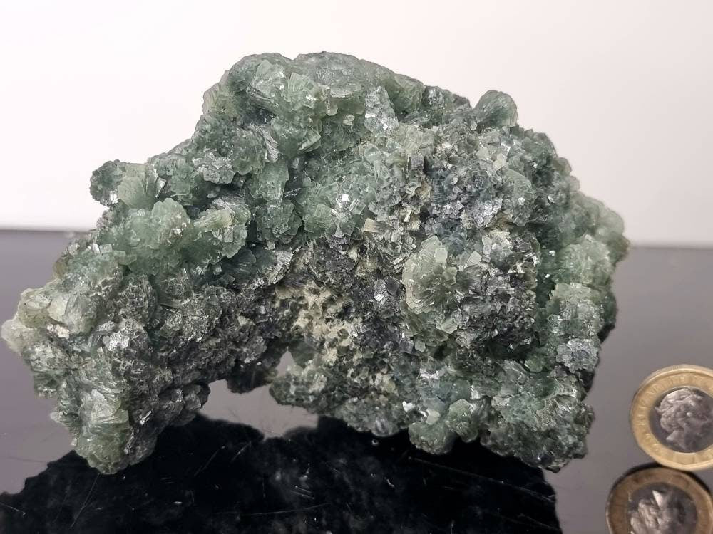 33) Extra Large Prehnite Crystal Cluster 2.5 KG