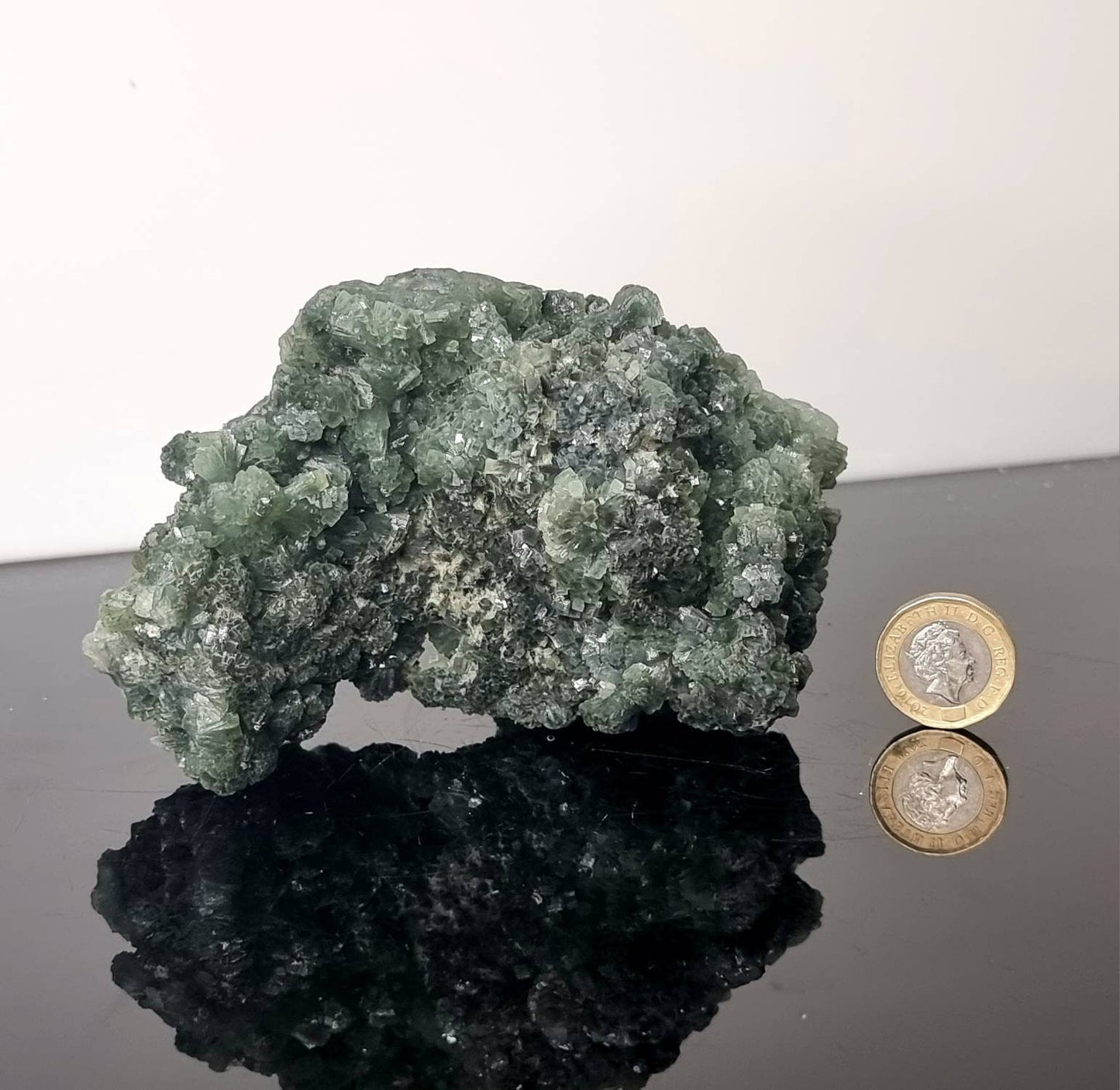 33) Extra Large Prehnite Crystal Cluster 2.5 KG
