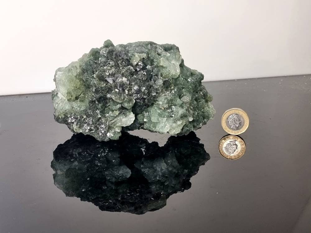33) Extra Large Prehnite Crystal Cluster 2.5 KG