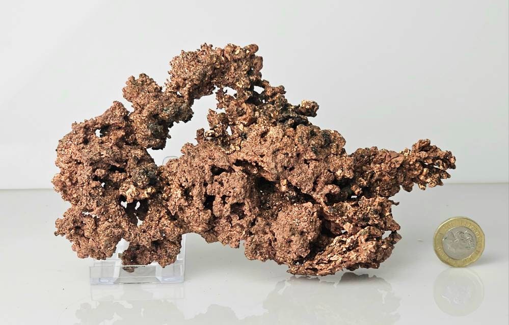 26) large Native Natural Copper Crystal
