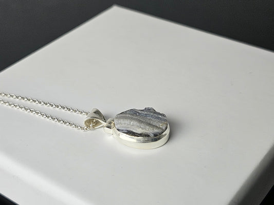 360) Desert Crystal Quartz Necklace 925 Silver
