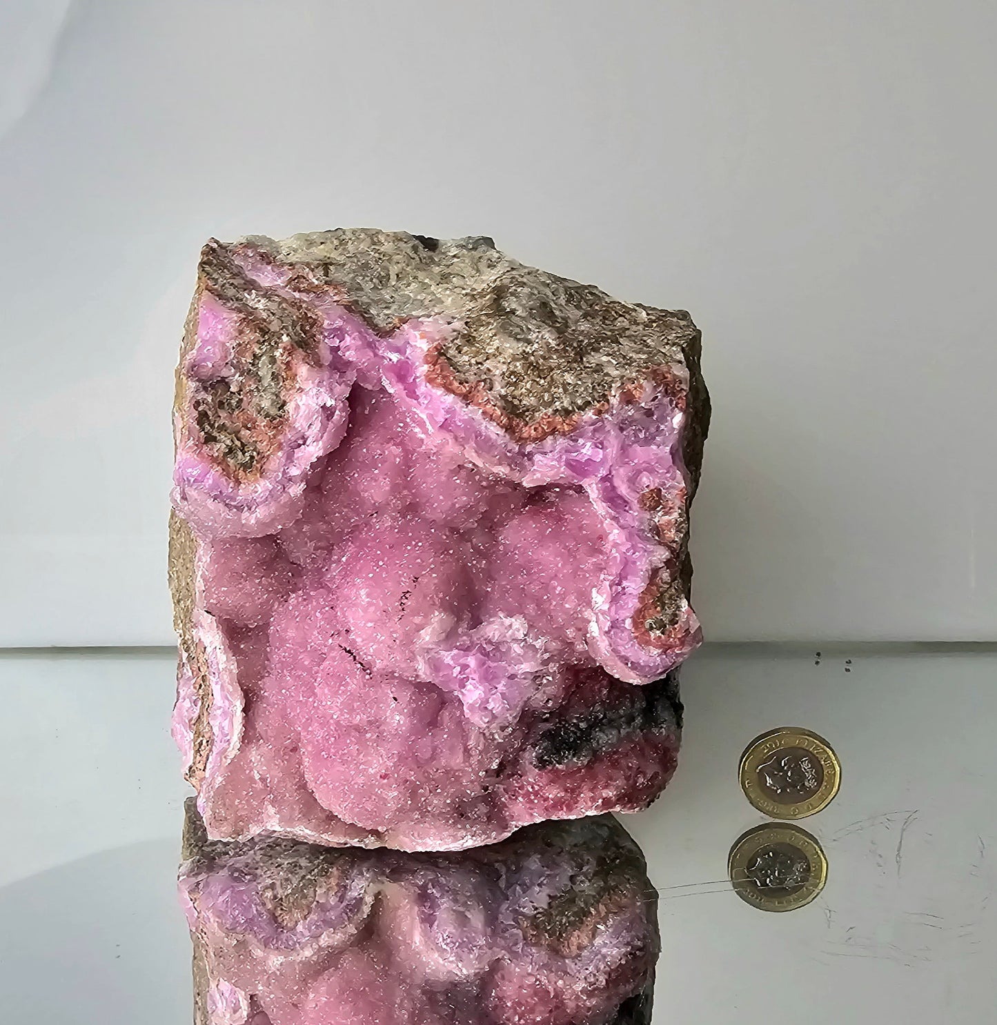 Large Cobalt Calcite Crystal