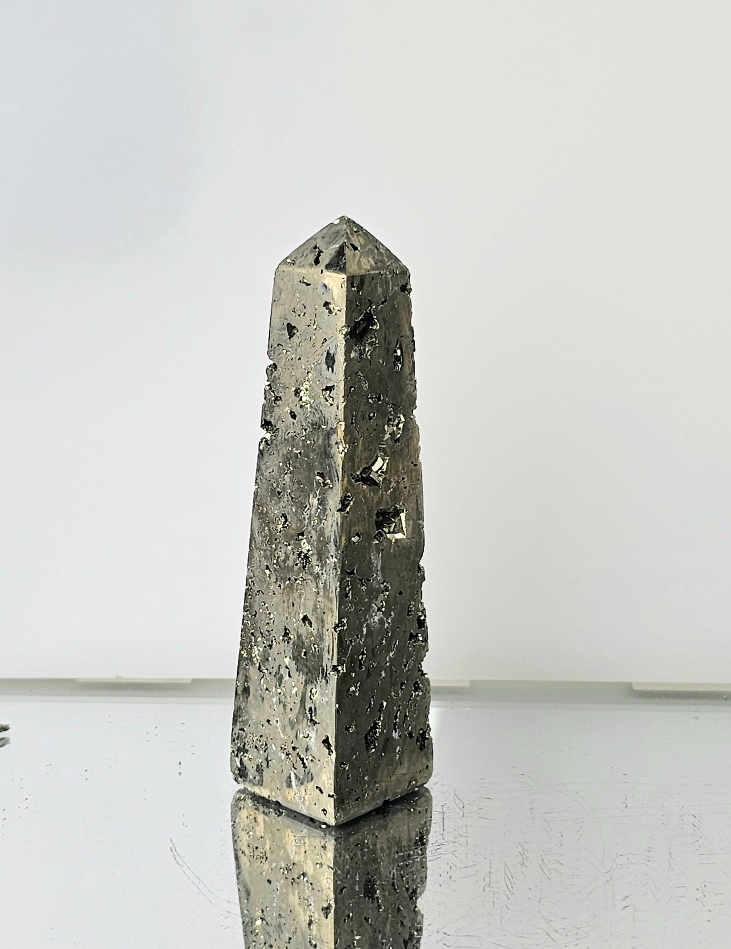 Pyrite Crystal Obelisk (#5)