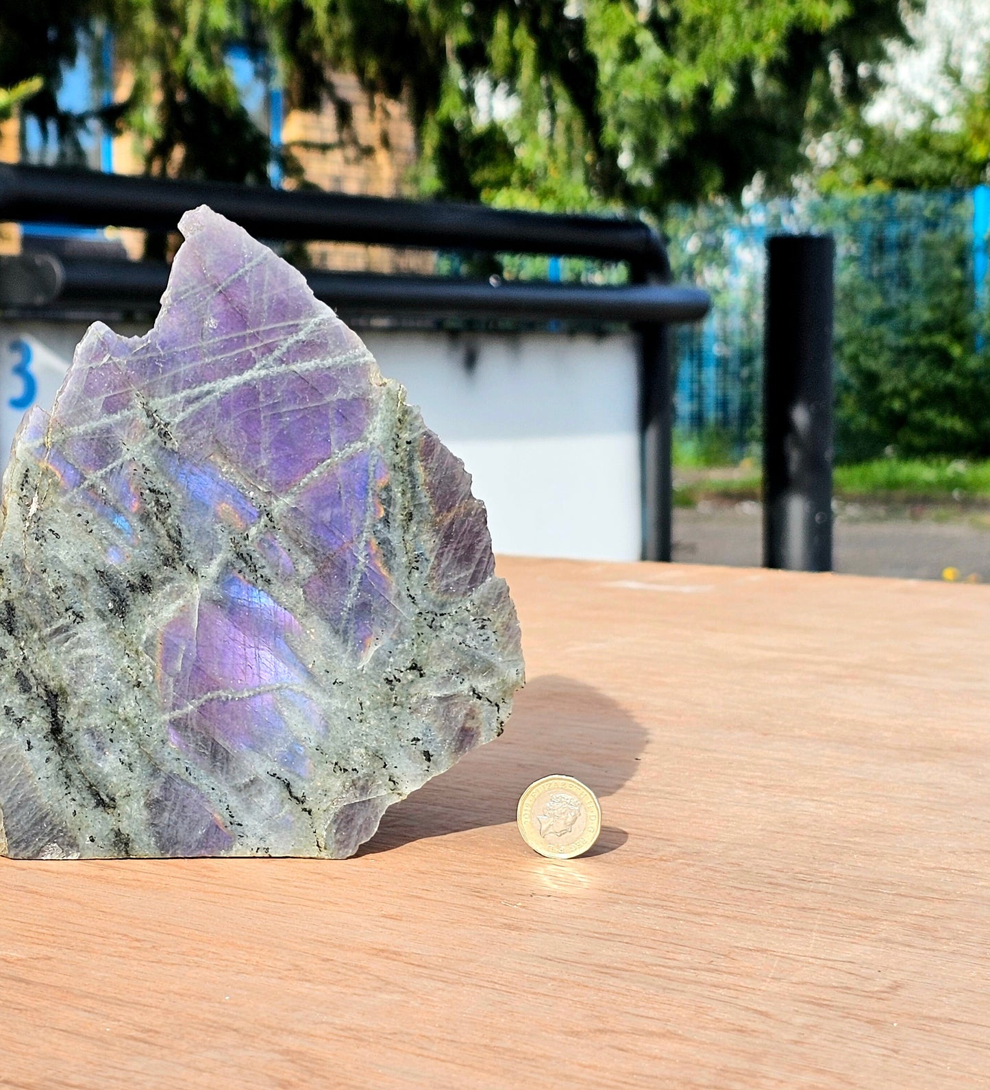 Large Purple Labradorite Crystal (#7)