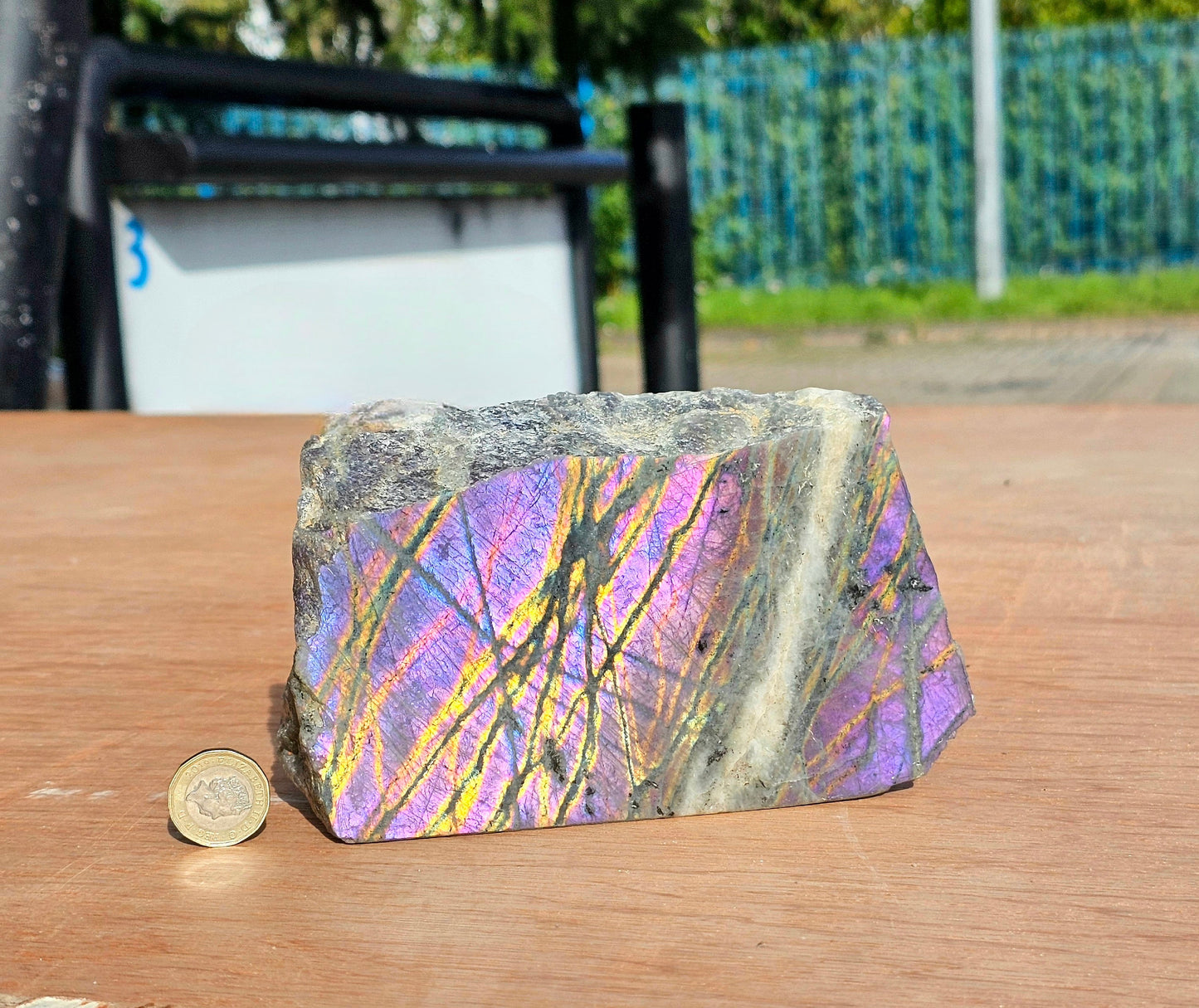 Large Purple Labradorite Crystal (#4)