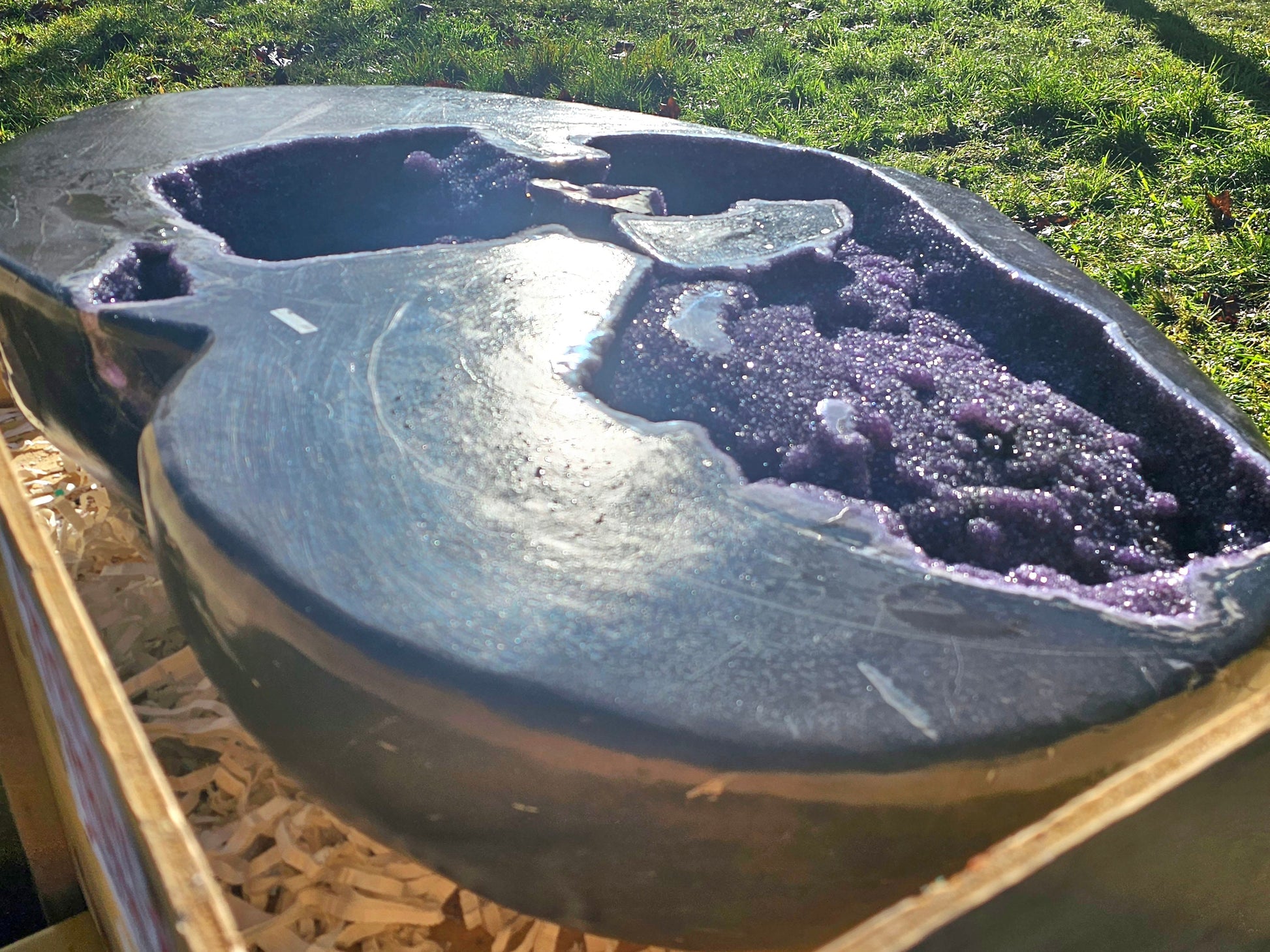 massive amethyst crystal