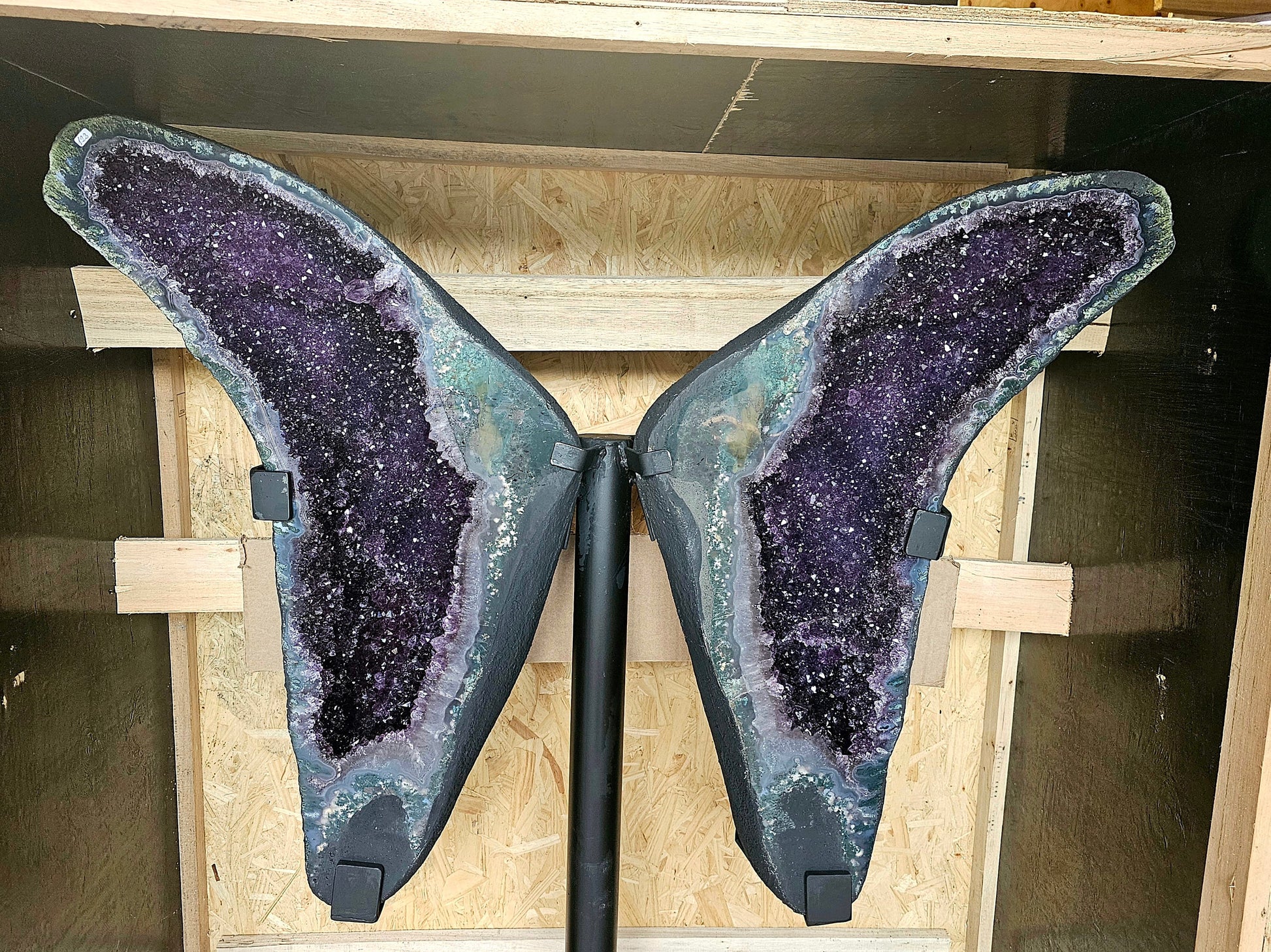 High quality amethyst crystal wings