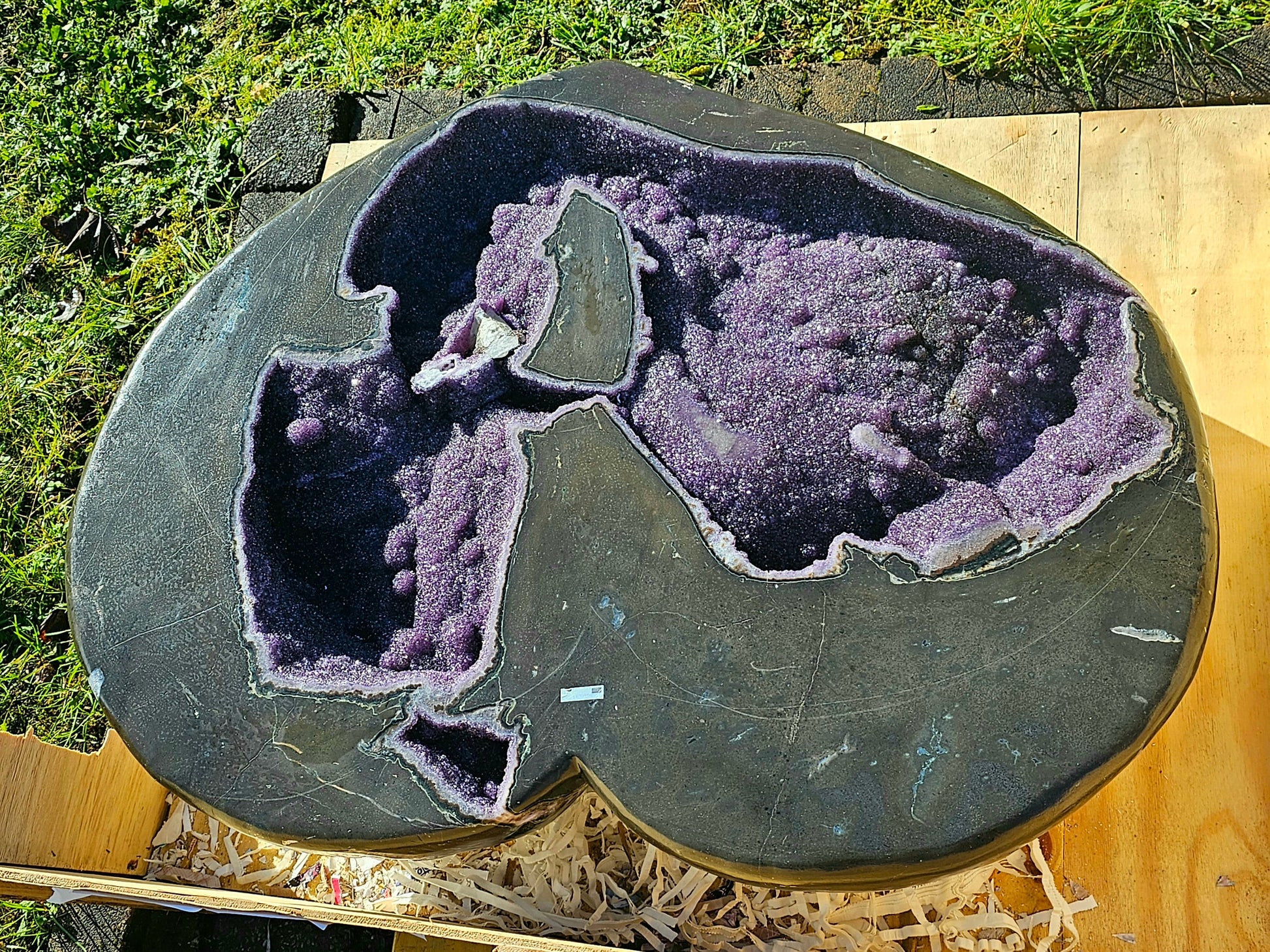 huge amethyst crystal