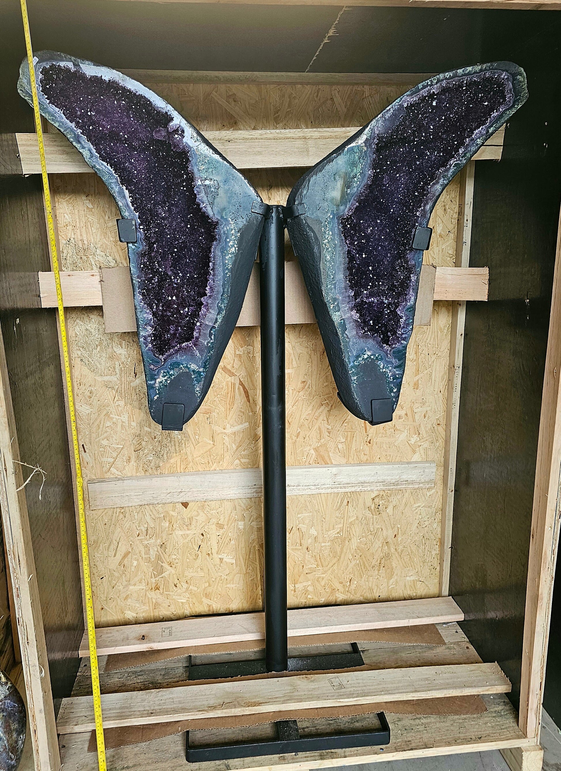 big amethyst crystal wings