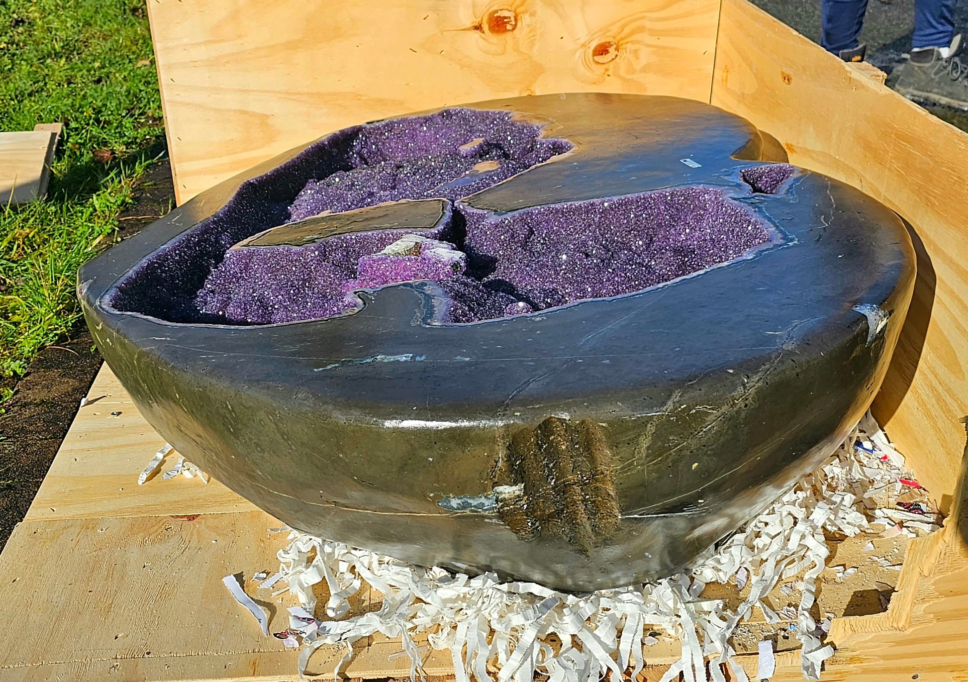 giant extra large big crystal heart