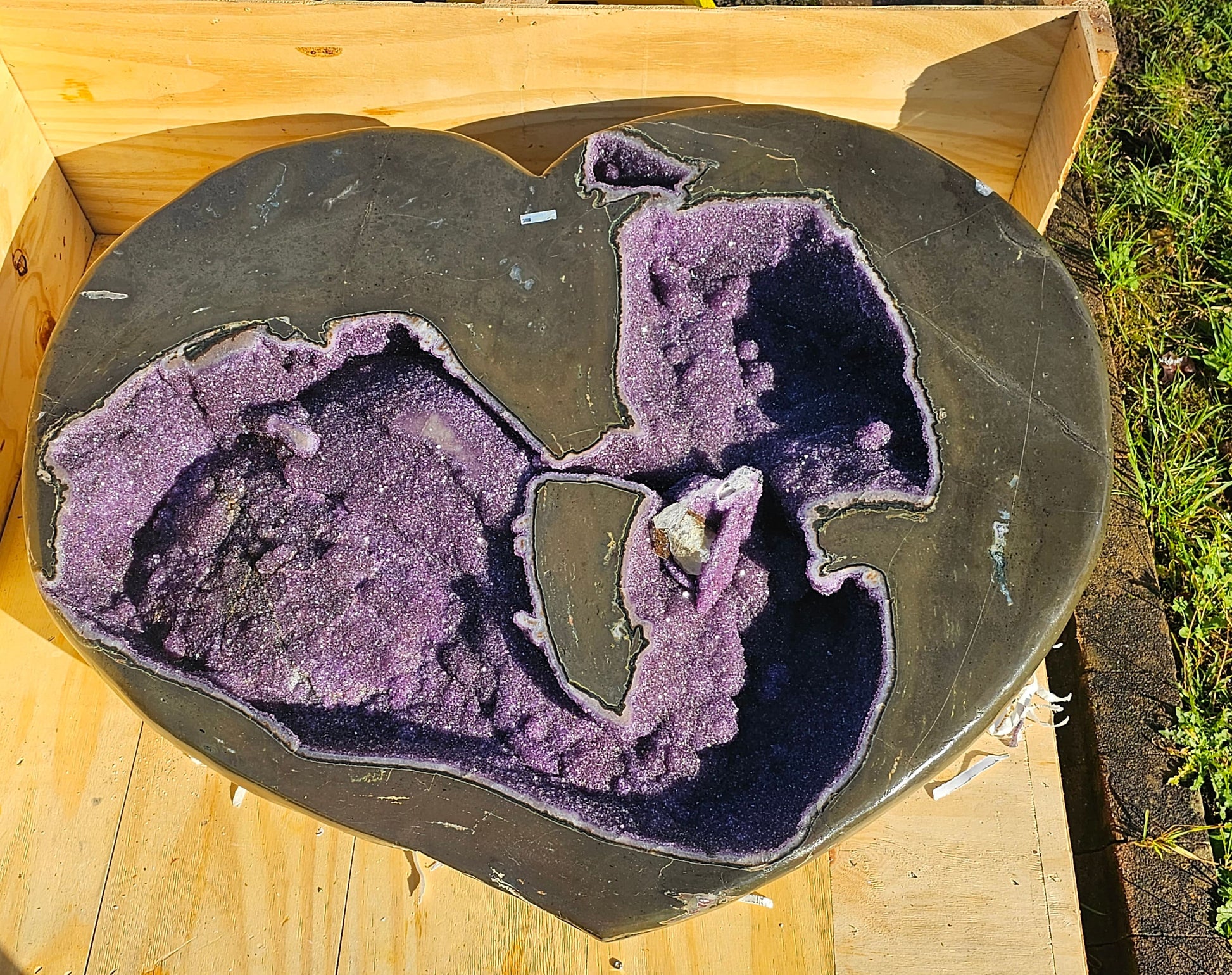 big crystal heart