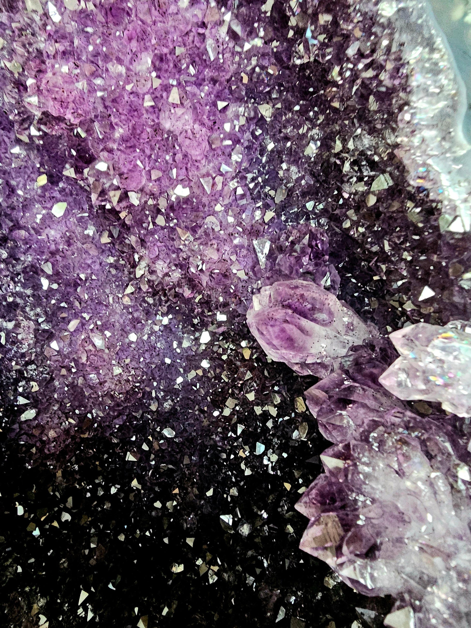 large crystal amethyst wings