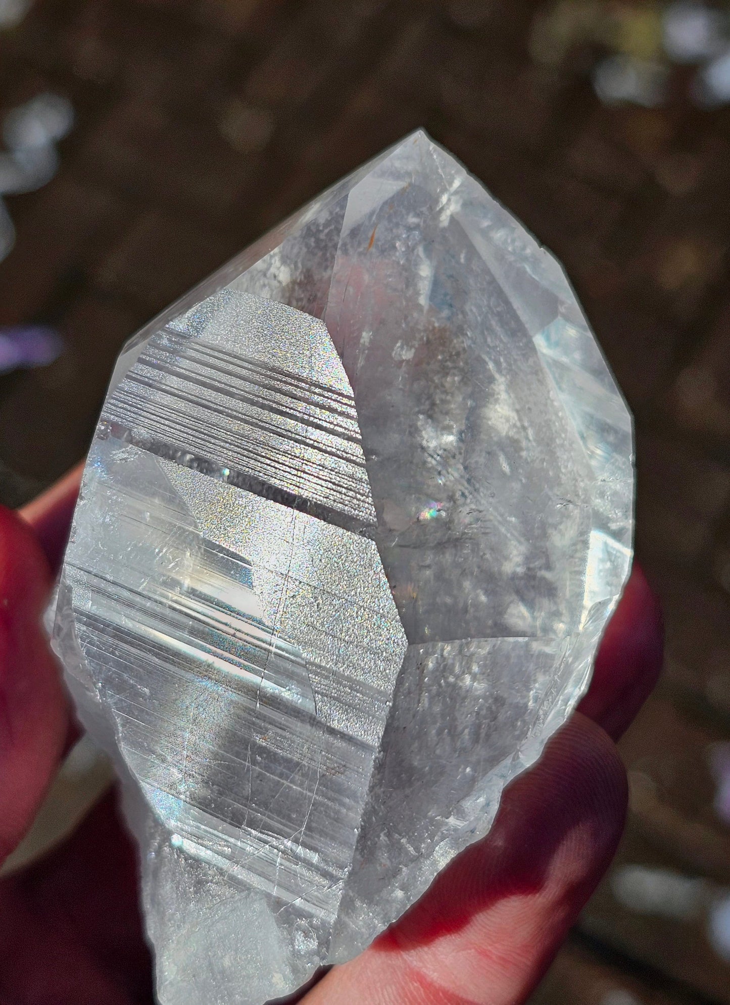 Large Lemurian Crystal Point (#1)