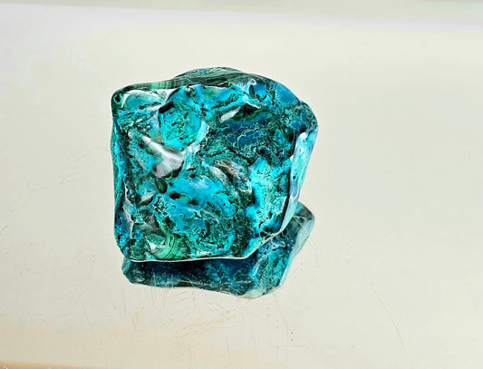 2) Large Chrysocolla Crystal Polished