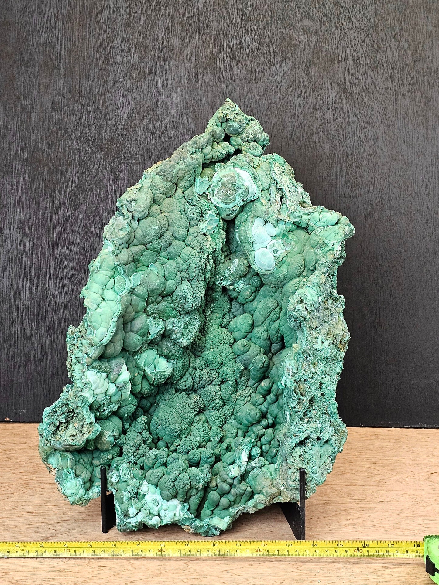 Very Large Malachite Stalactite Crystal Geode