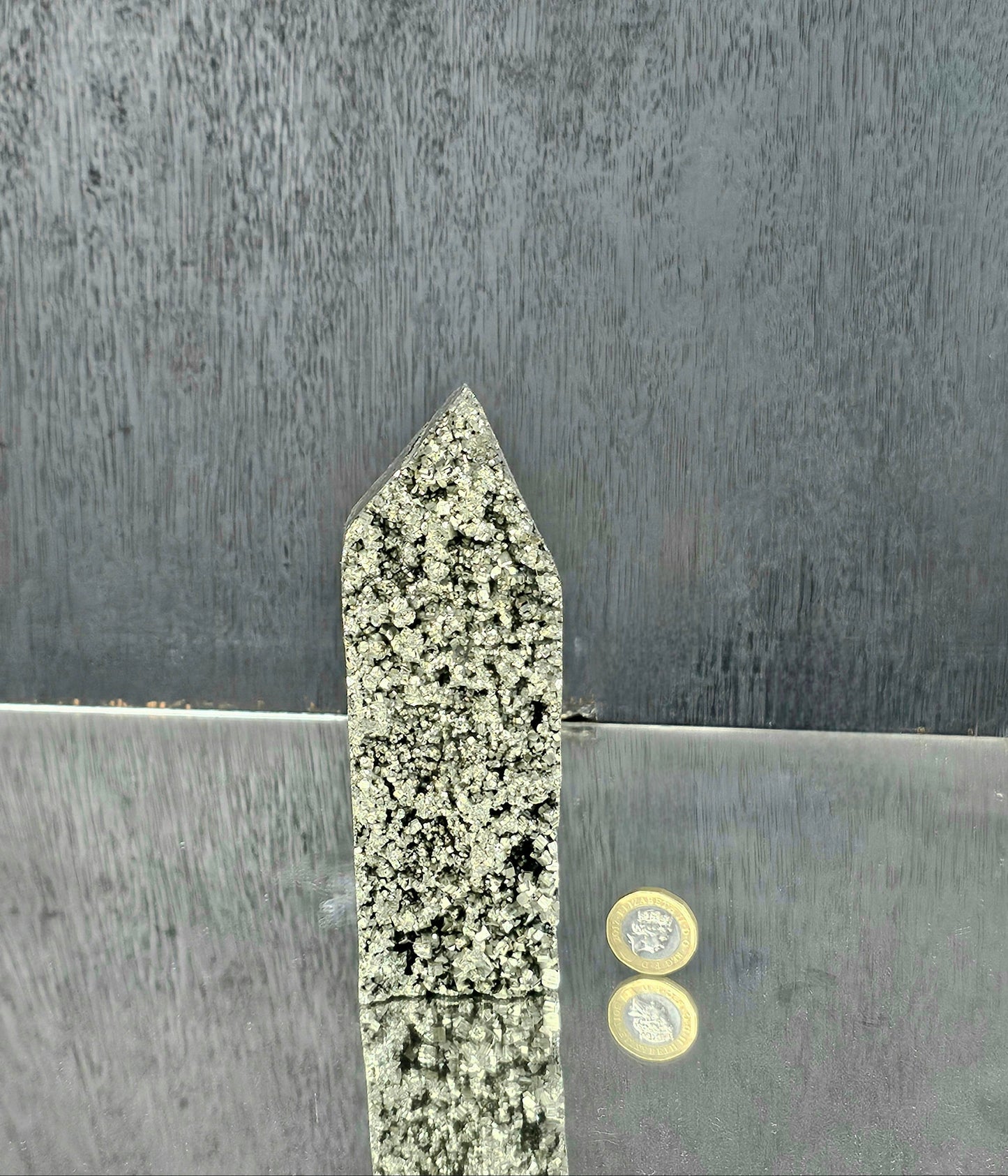 Large Pyrite Crystal Tower (#9)