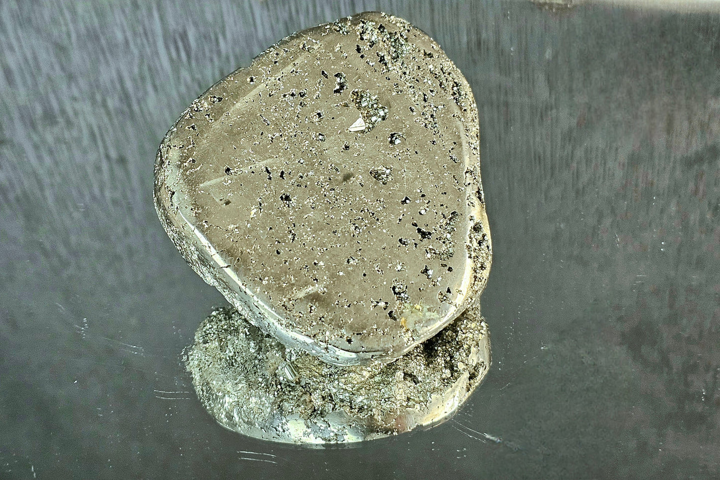 Extra Large Pyrite Crystal Palmstone (#1)