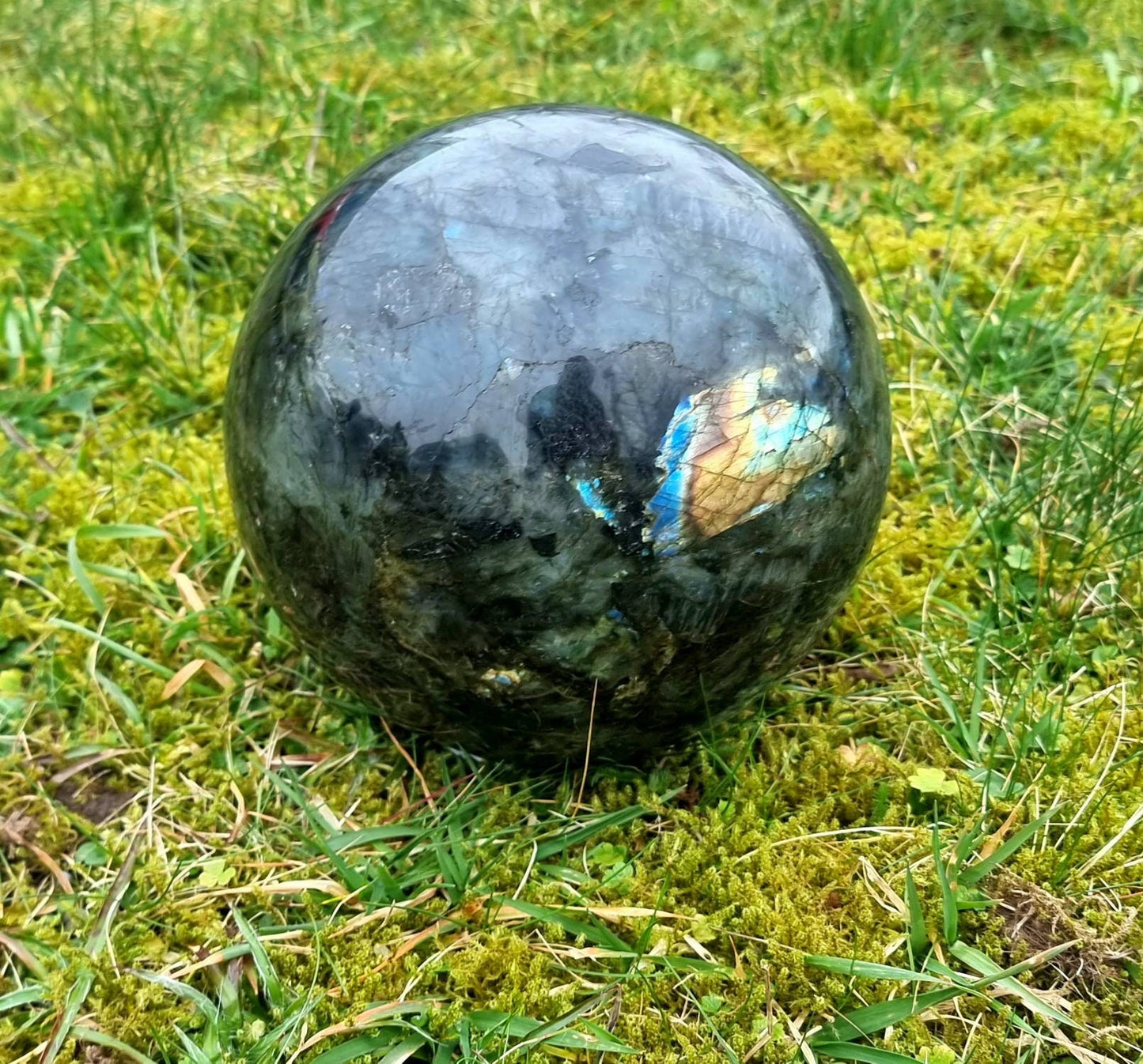 Extra Large Labradorite Crystal Sphere 6.8 KG