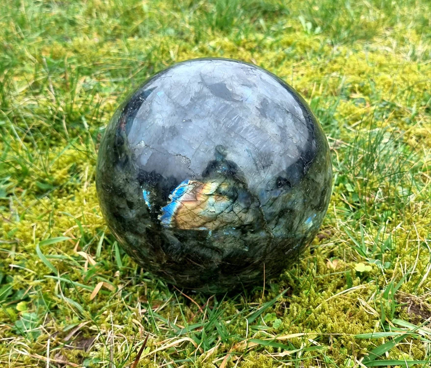Extra Large Labradorite Crystal Sphere 6.8 KG