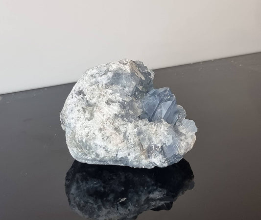 42) Large Celestite Crystal Geode