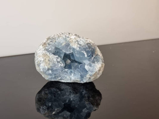 28) Celestite Crystal Geode