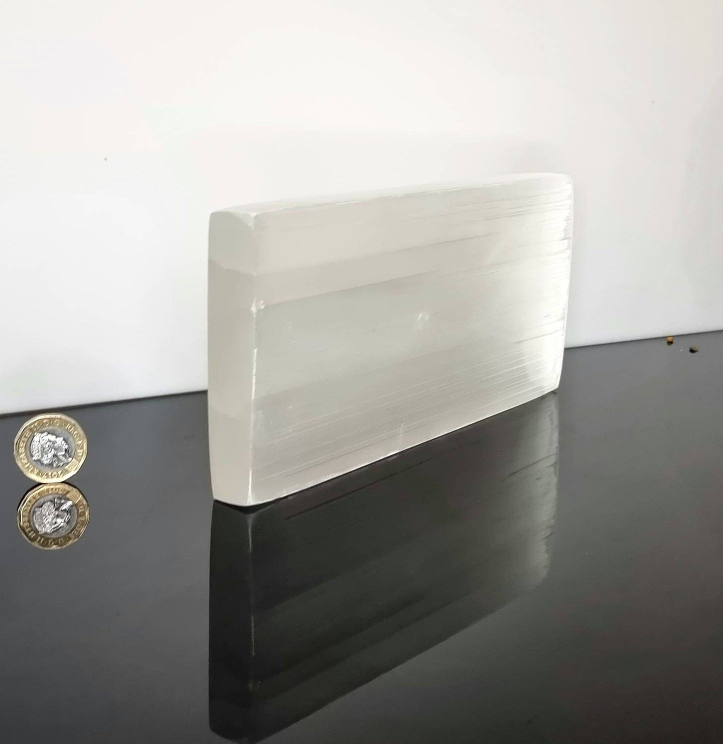 Large selenite crystal plate 20cm