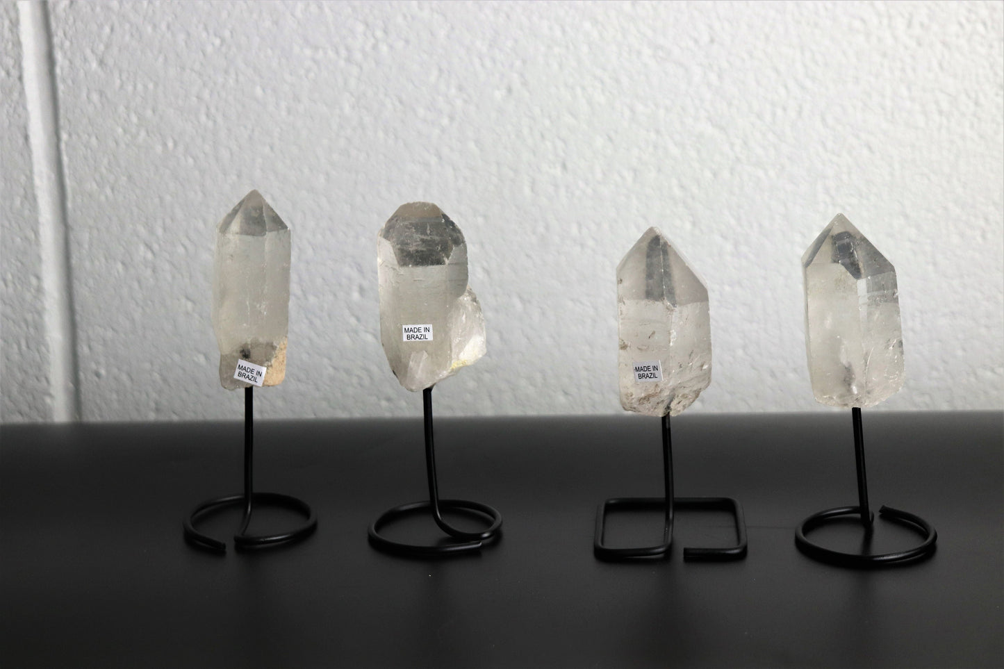 Amethyst & quartz crystal points 10cm