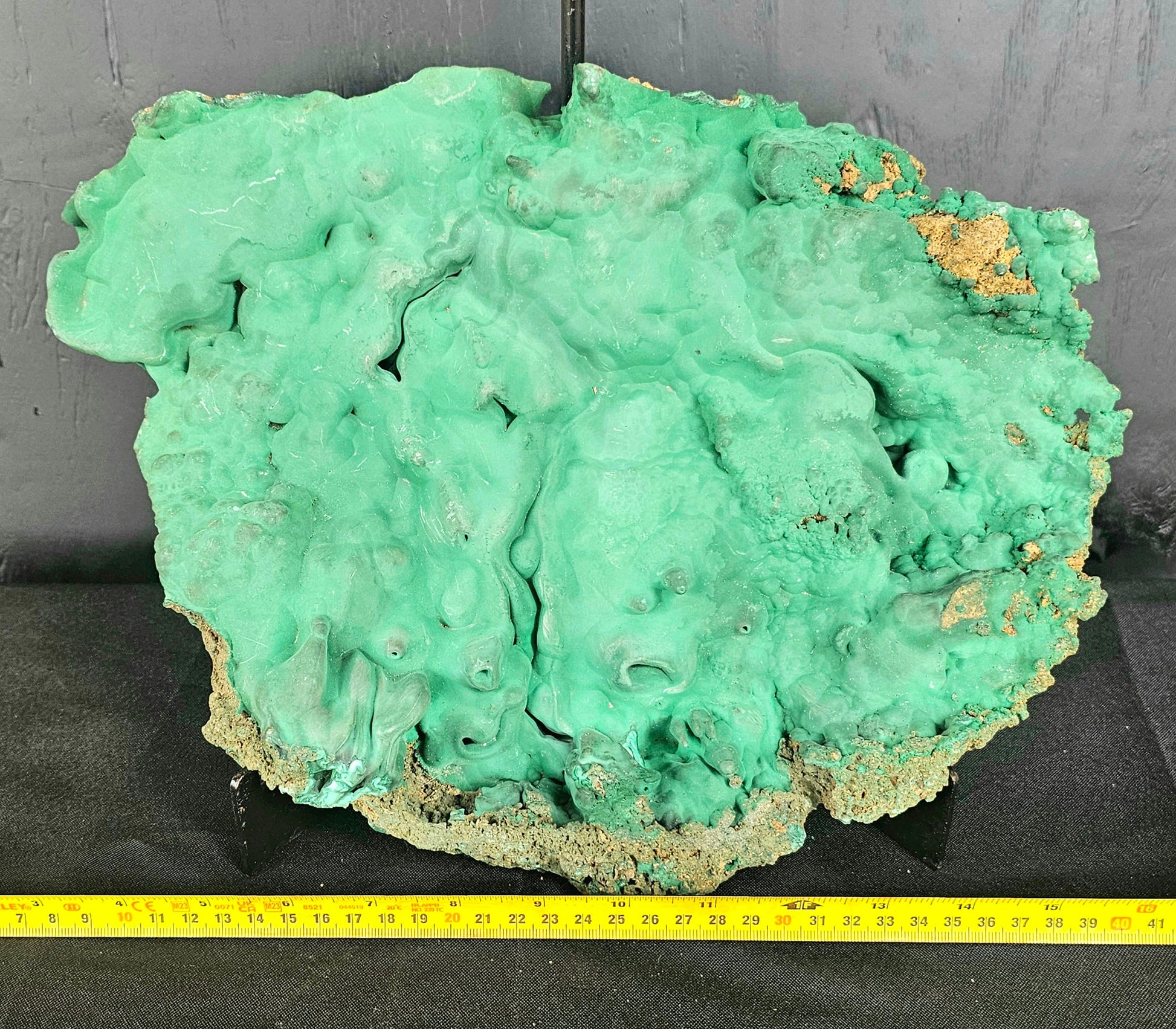 huge malachite crystal
