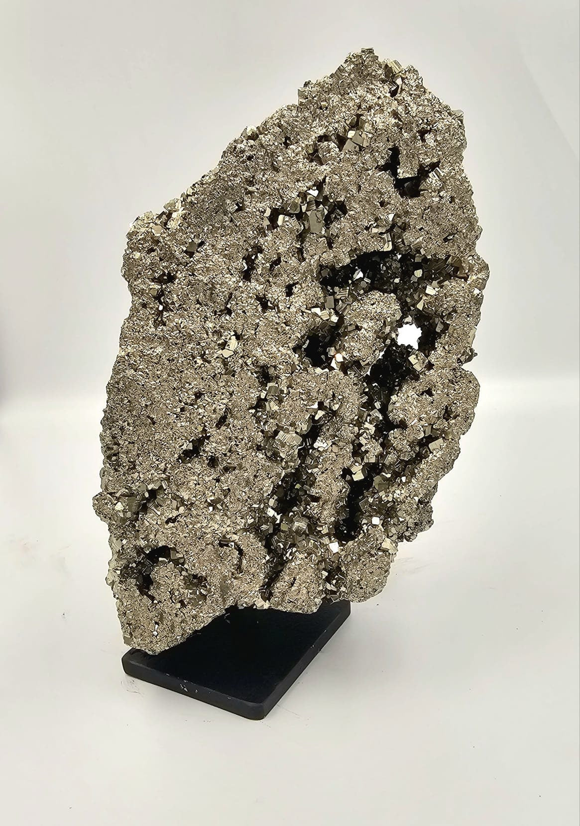 XL Pyrite Crystal on Display Stand (#1)