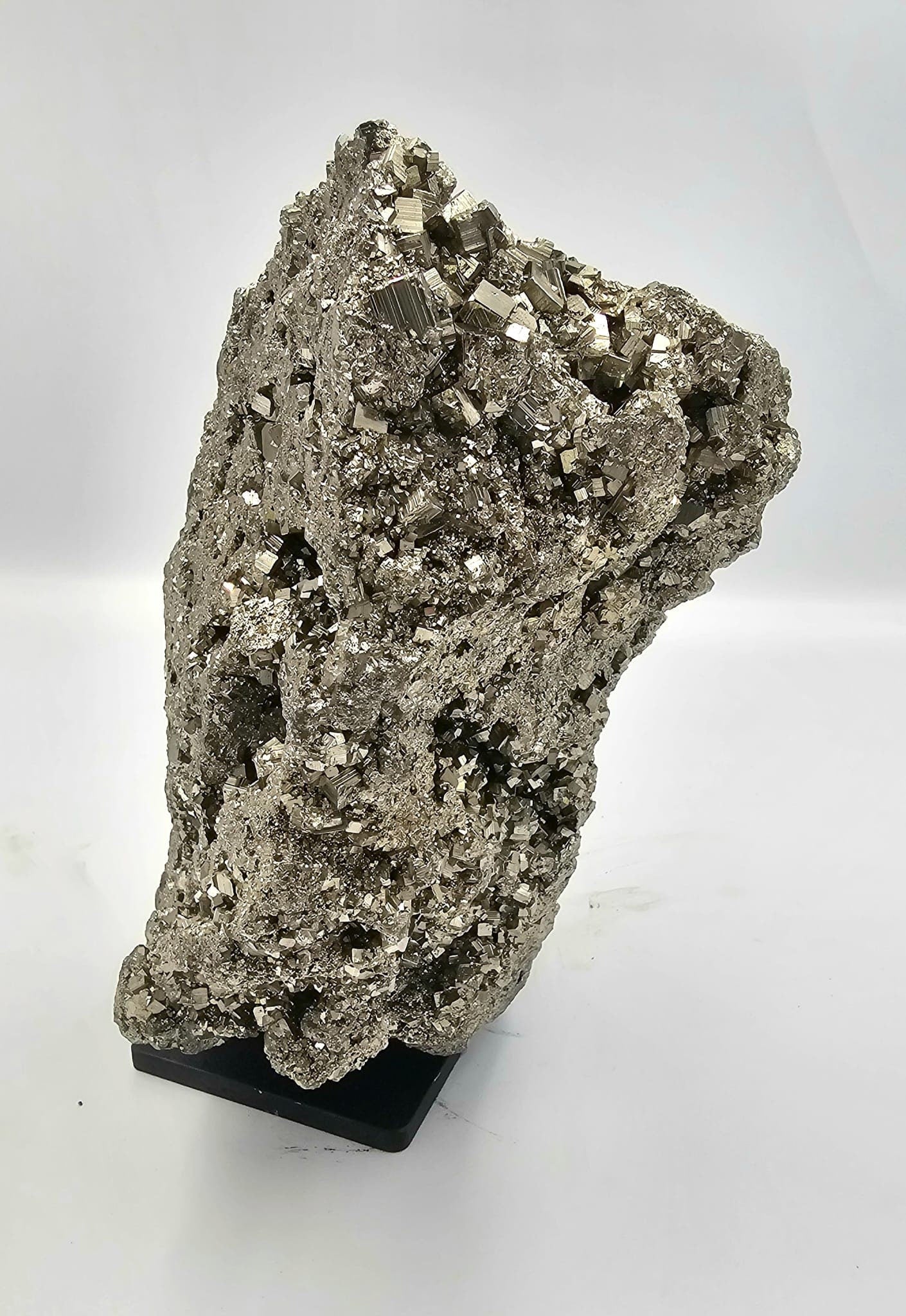 XL Pyrite Crystal on Display Stand (#1)