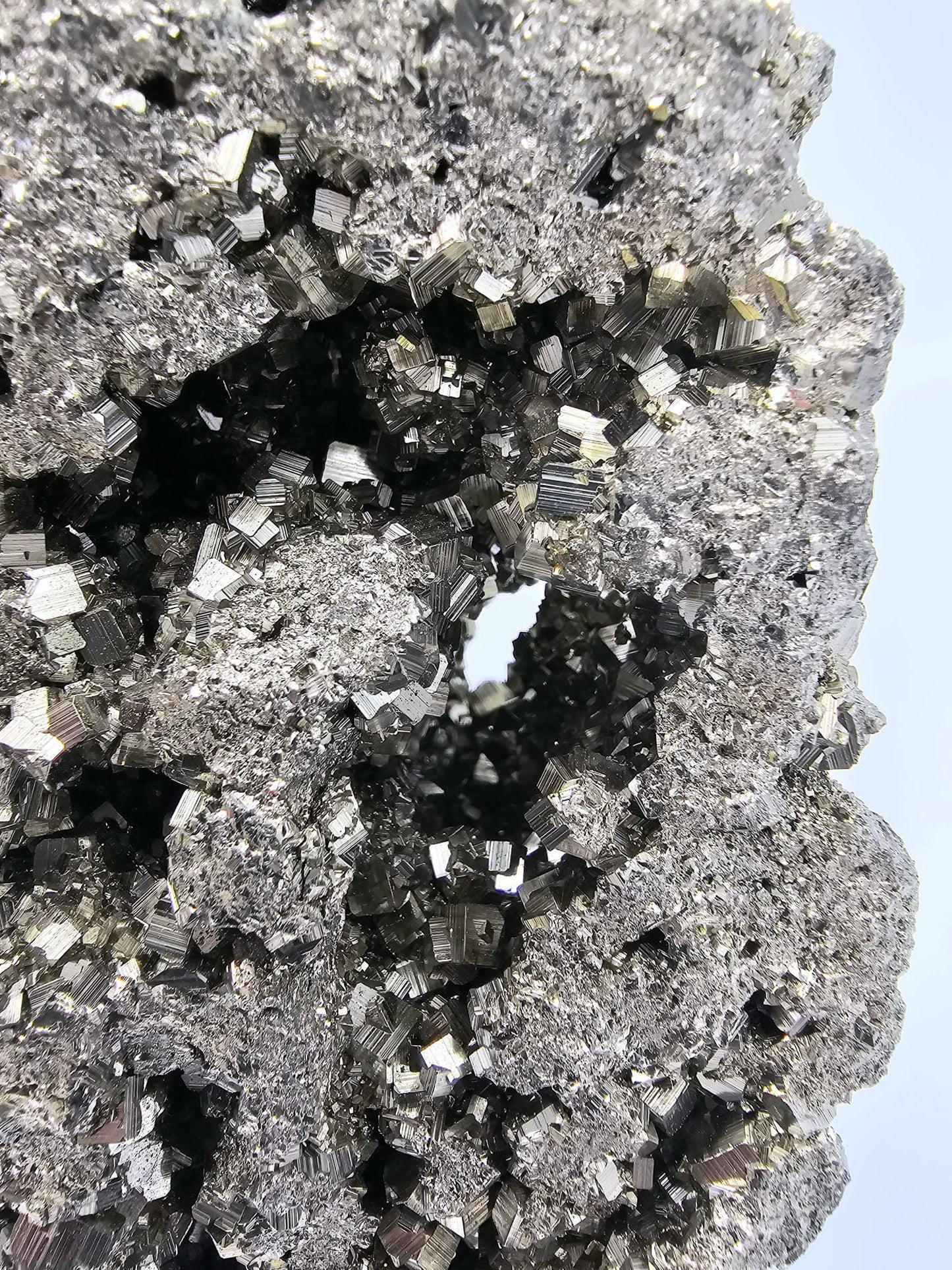 XL Pyrite Crystal on Display Stand (#1)