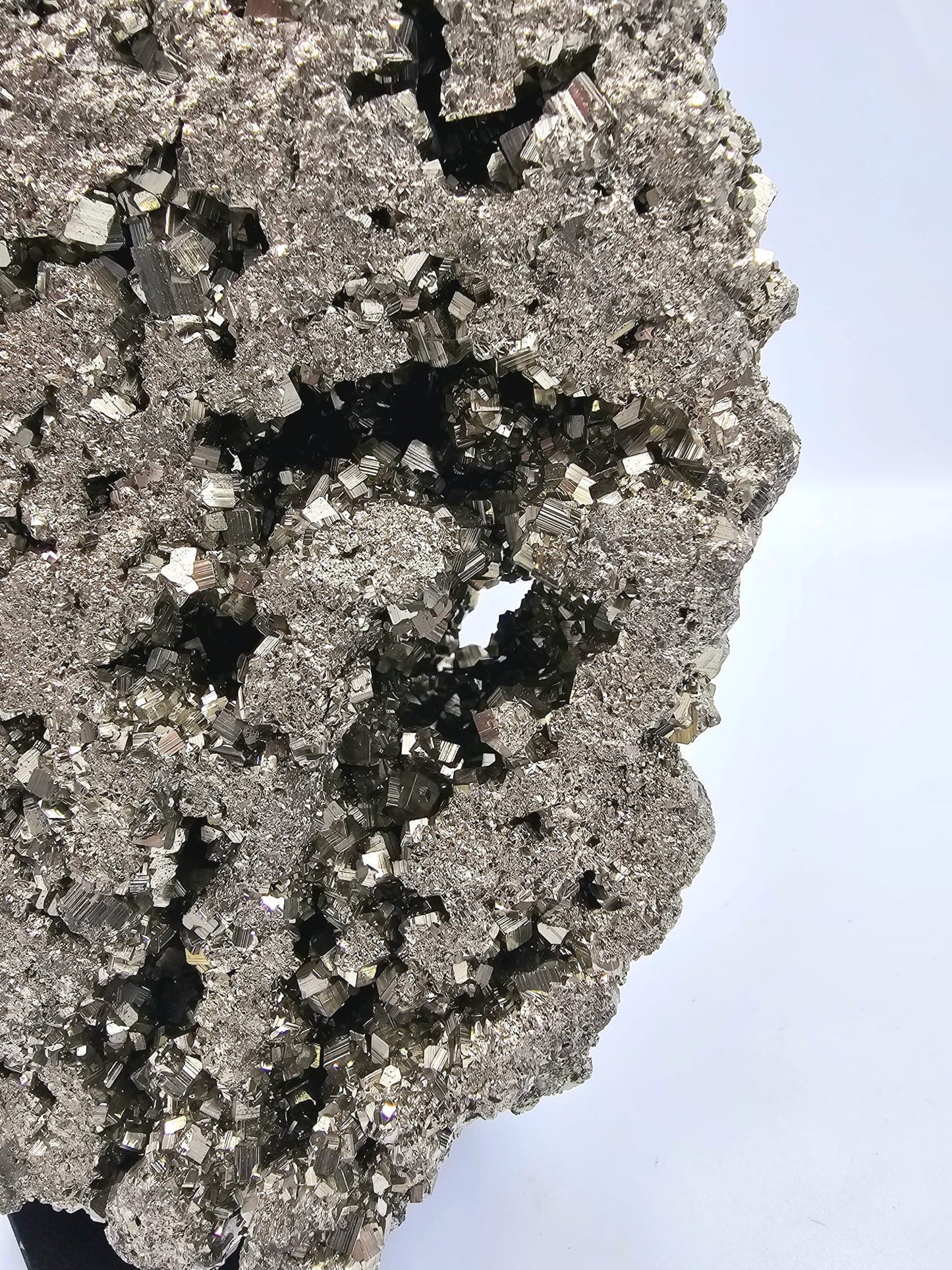 XL Pyrite Crystal on Display Stand (#1)