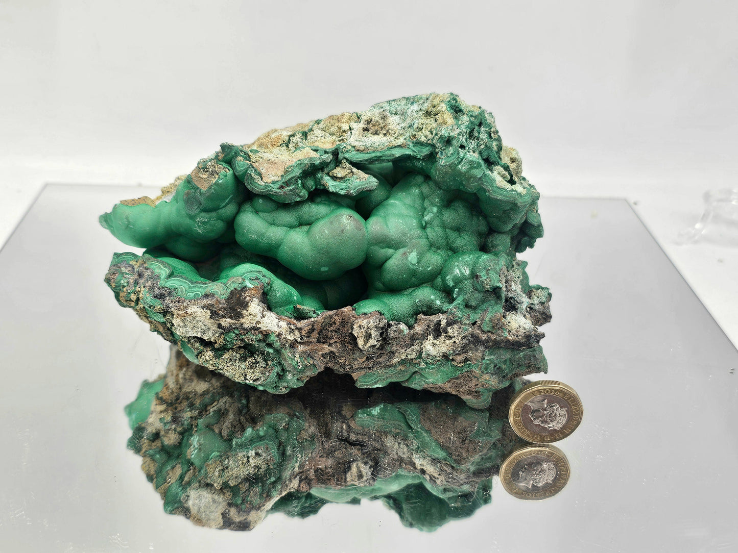 Large Malachite Bohydrional Crystal