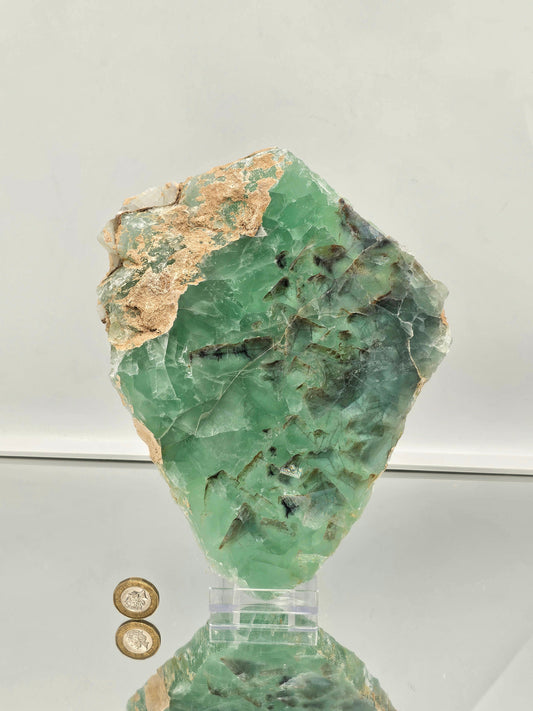 Extra Large Fluorite Crystal Slice (#4)